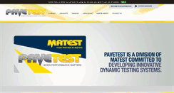 Desktop Screenshot of pavetest.com